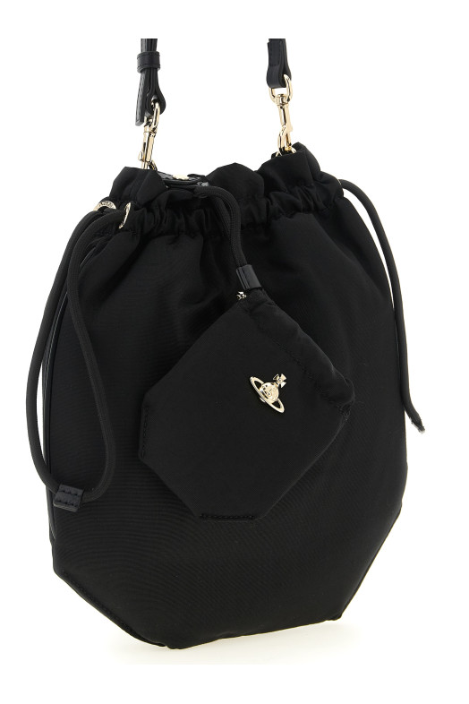 'Drawstring Pouch' handbag Black