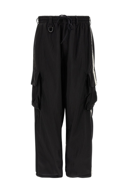 'Nylon Wired 3-Stripes' joggers Black