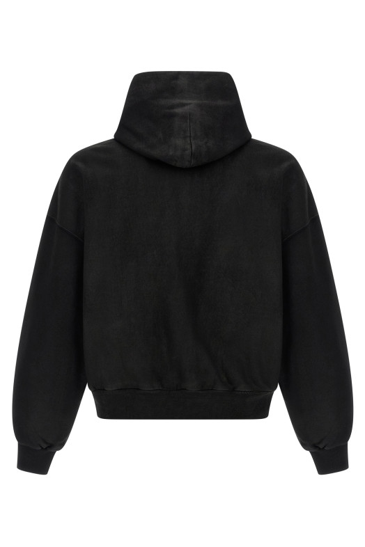 Cropped hoodie Black
