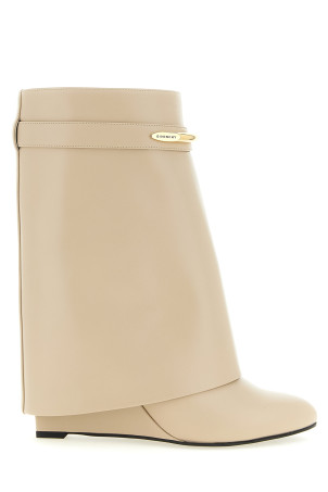'Shark Pinch' ankle boots Beige