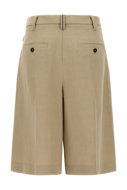 Sartorial Bermuda shorts Beige