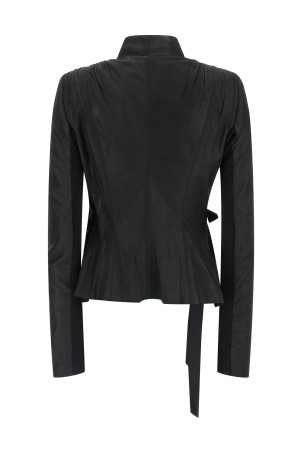 'Hollywood' Leather Jacket Black