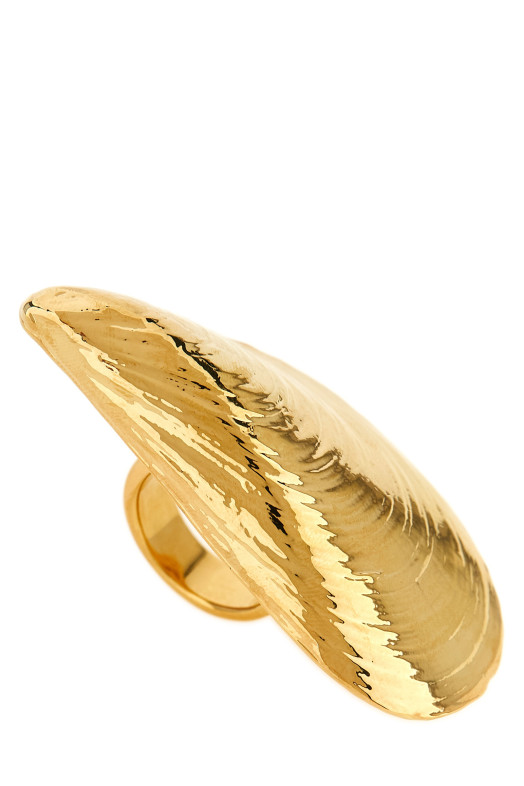 'Mussel Shell' ring Gold