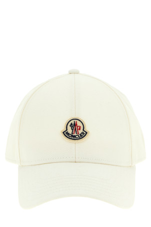 Logo patch cap White
