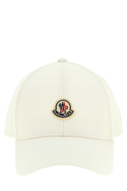 Logo patch cap White