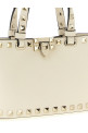 Valentino Garavani 'Rockstud' mini shopping bag Beige