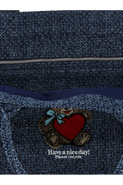 'XXL Bear' shopping bag Blue