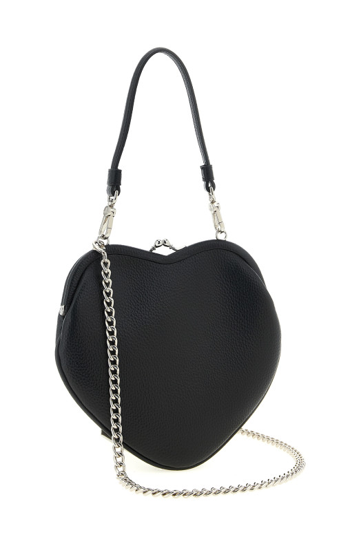 'Belle Heart Frame' handbag Black