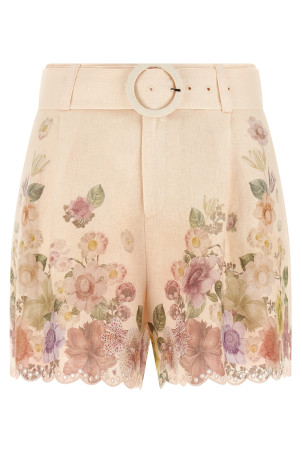 Linen shorts Pink
