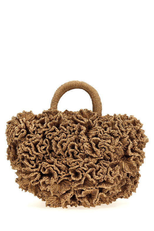 'Coral' handbag Beige
