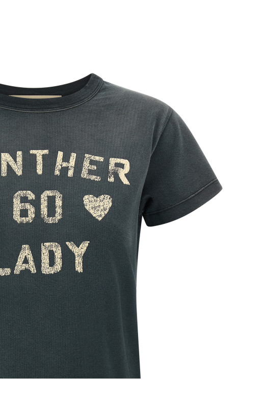 Valentino Garavani 'Panther Lady' T-shirt Gray
