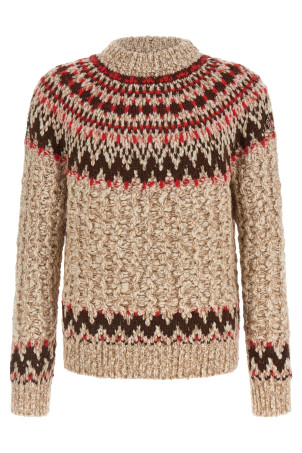 Alpaca and silk sweater Multicolor