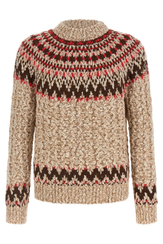 Alpaca and silk sweater Multicolor