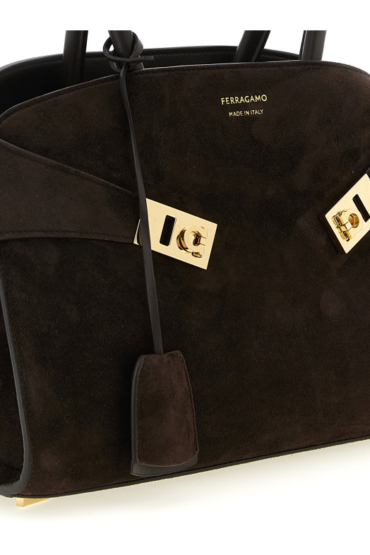 'Hug Th S' handbag Brown