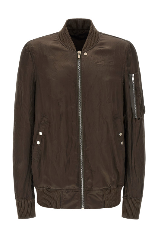 'Classic Flight' bomber jacket Brown