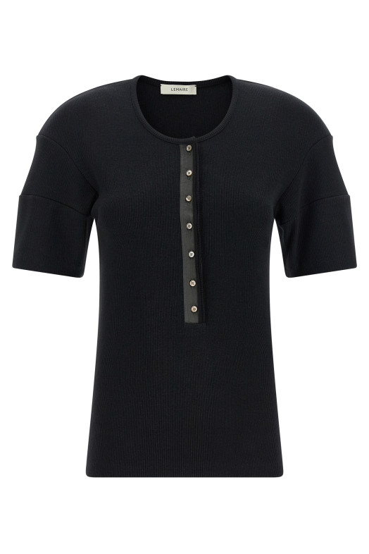 'Henley' sweater Black