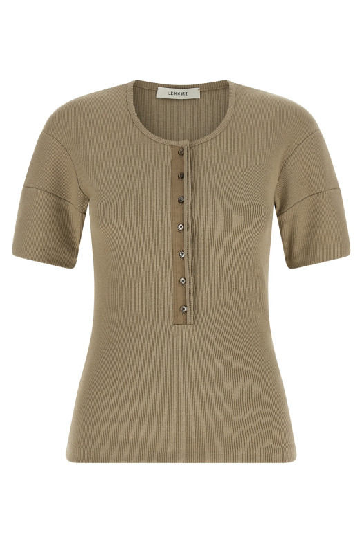 'Henley' sweater Beige