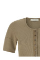 'Henley' sweater Beige
