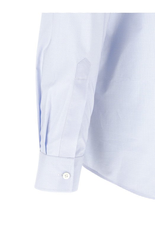 Trompe-l'œil print shirt BLUE