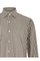 Striped shirt Brown