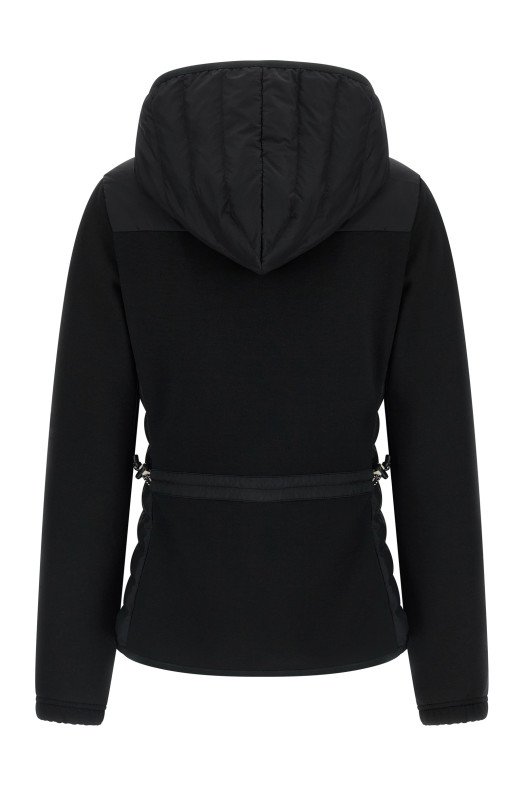 Padded hoodie Black