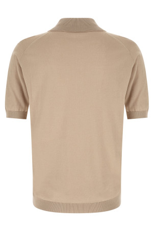 'Isis' polo shirt Beige
