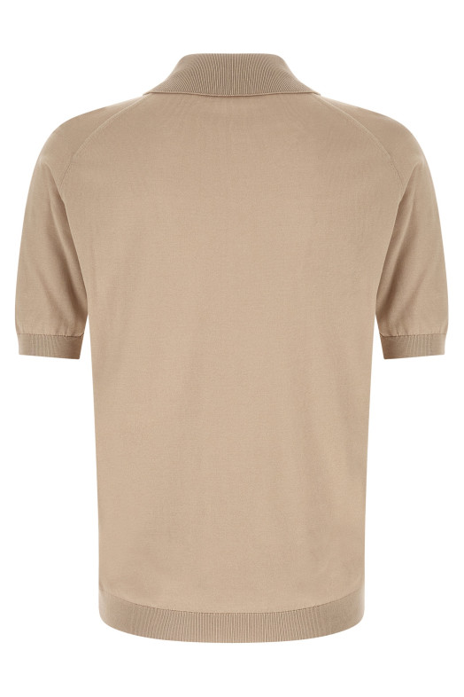 'Isis' polo shirt Beige