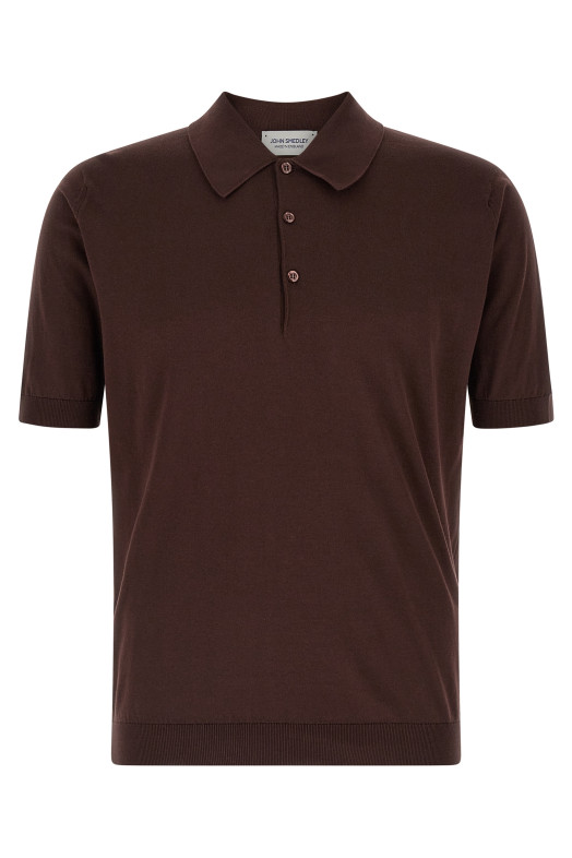 'Isis' polo shirt Brown