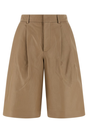 Tassel bermuda shorts Beige