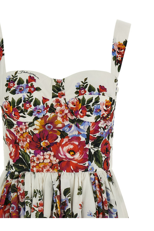 'Mazzo di Fiori' dress White