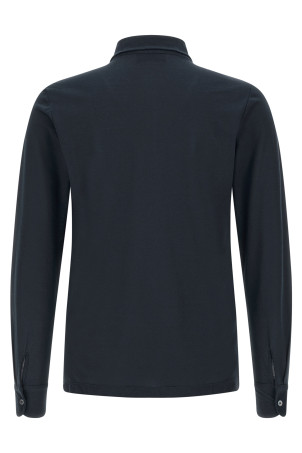 'Ice Cotton' polo shirt Blue