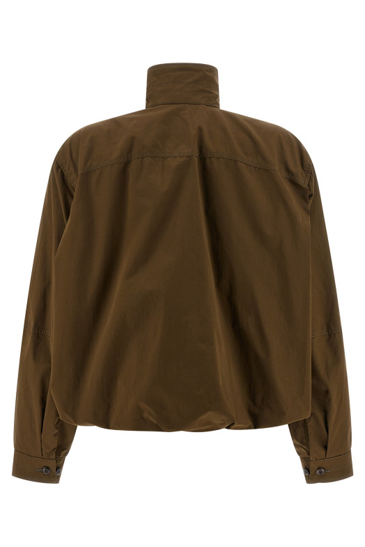 'Soft Pleated' jacket Brown