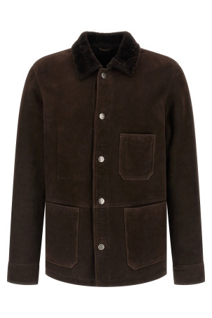 Suede sheepskin Brown