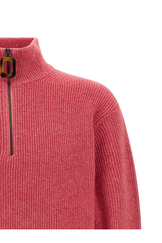 Half-zip sweater Pink
