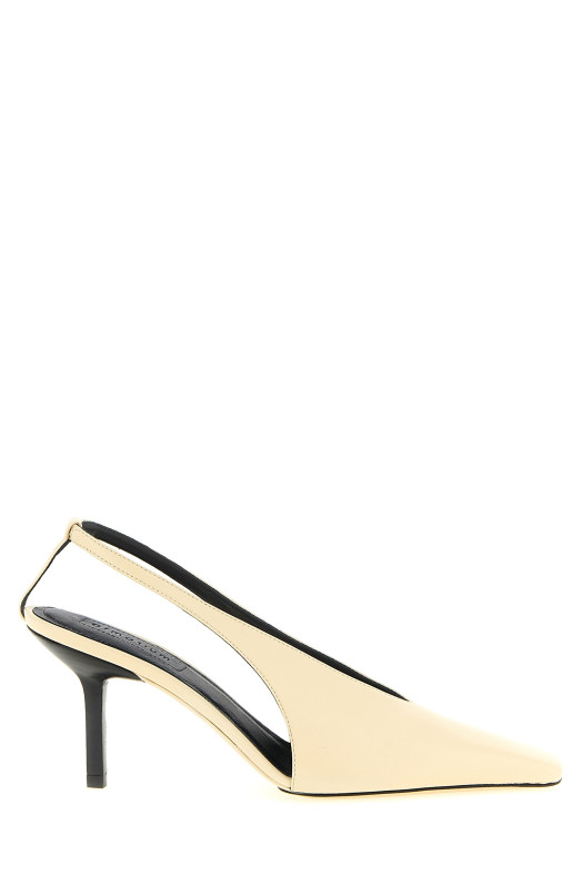 'Evelina' slingback Beige