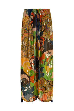 Silk pants Multicolor