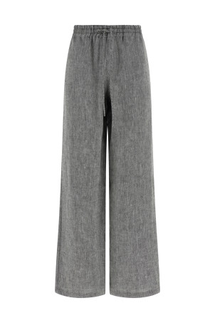 Linen trousers Gray