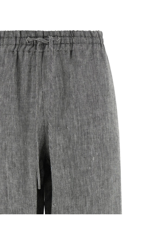 Linen trousers Gray