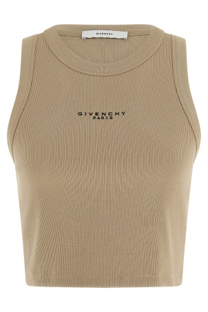 'Givenchy Paris' print top Beige