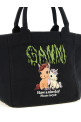 Small 'Pony' shopping bag Black