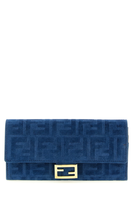 'Continental Baguette' wallet on chain Blue