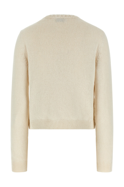 Padded cardigan Beige