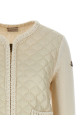 Padded cardigan Beige
