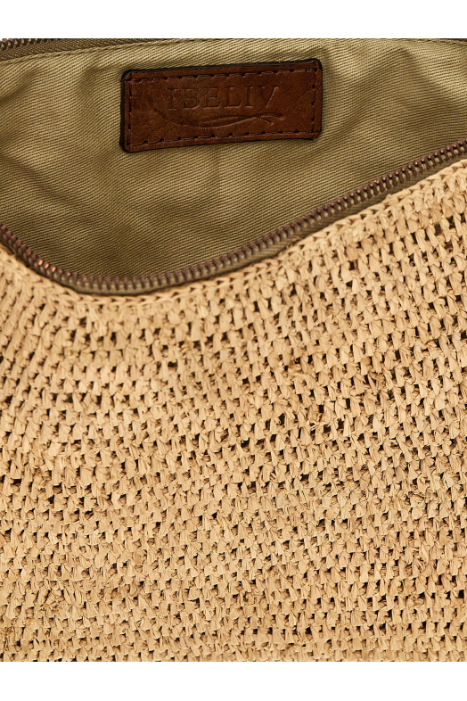 'Ampy' clutch Beige