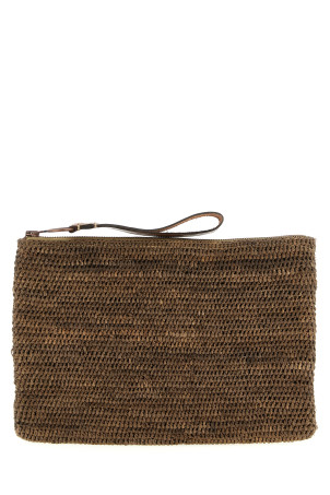 'Ampy' clutch Brown