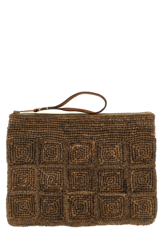 'Tanala' clutch Brown