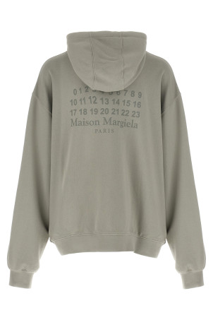 'Numeric signature MM6' hoodie Gray