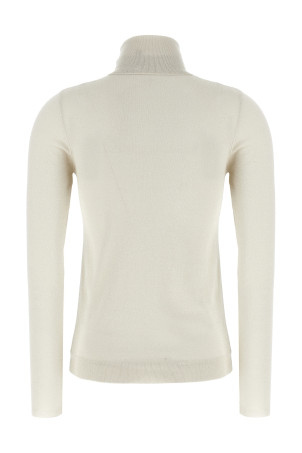 'Sparkling' turtleneck sweater White