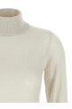 'Sparkling' turtleneck sweater White