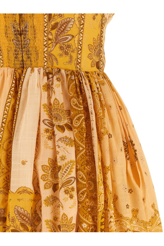 'Lucky Corset' dress Yellow